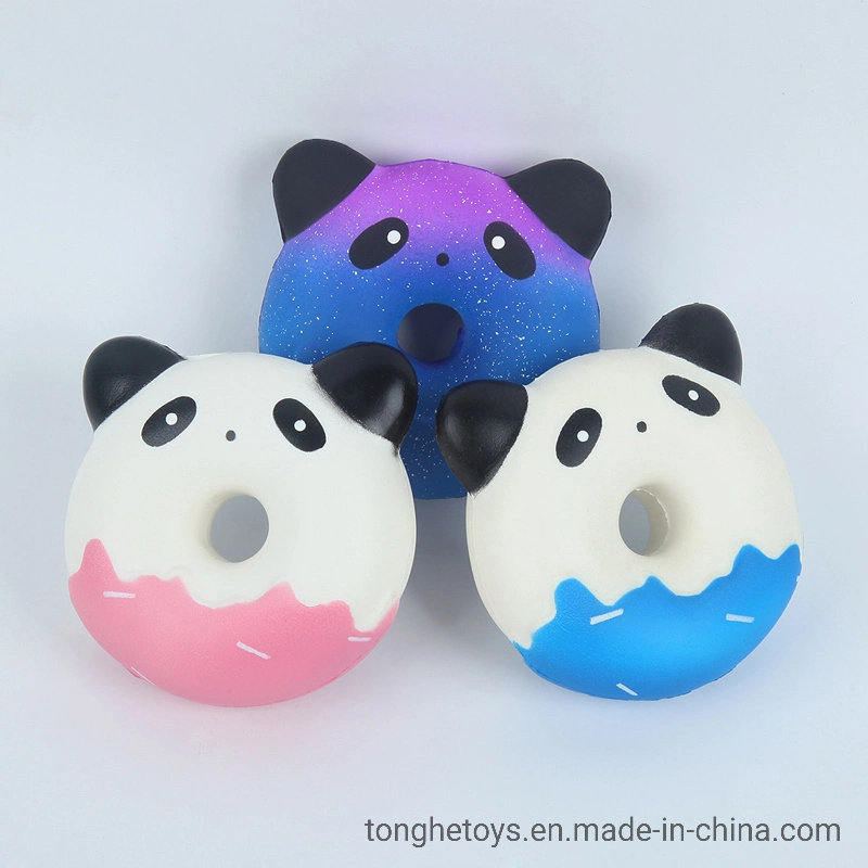 Wholesale Design Licensed Stress Reliever Panda Toys Kawaii Slow Rising Squishy PU Foam Panda Toys