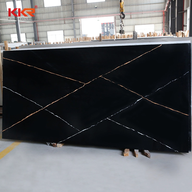 Marble Vein Surface Artificial Calacatta Quartz Stone for Quartz Kitchen Countertops