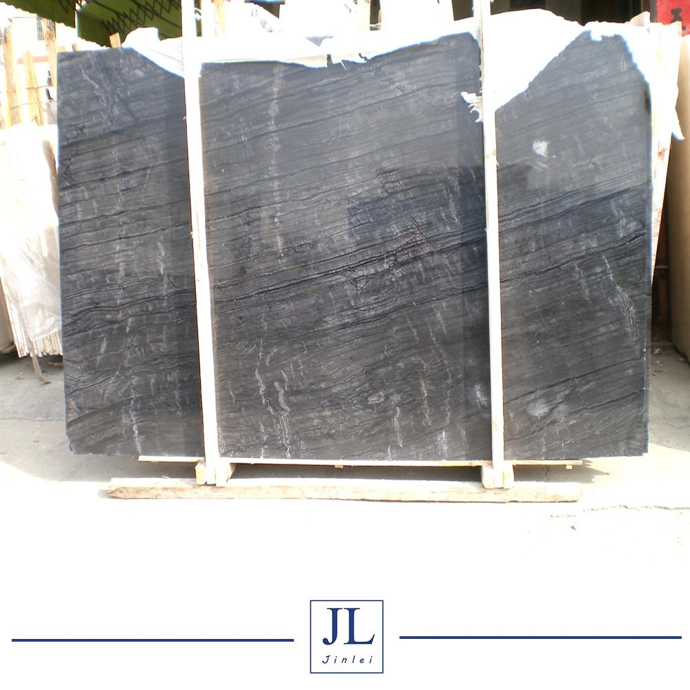 Antique Wood Grain/Forest Black/Kenya Black Marble for Slabs/Tiles Price