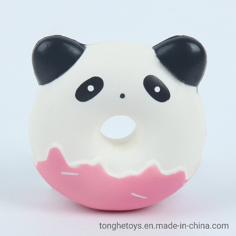 Wholesale Design Licensed Stress Reliever Panda Toys Kawaii Slow Rising Squishy PU Foam Panda Toys