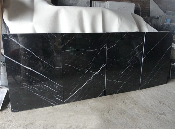 China Suppliers Black Marble Slabs Negro Vanity Marble Nero Marquina