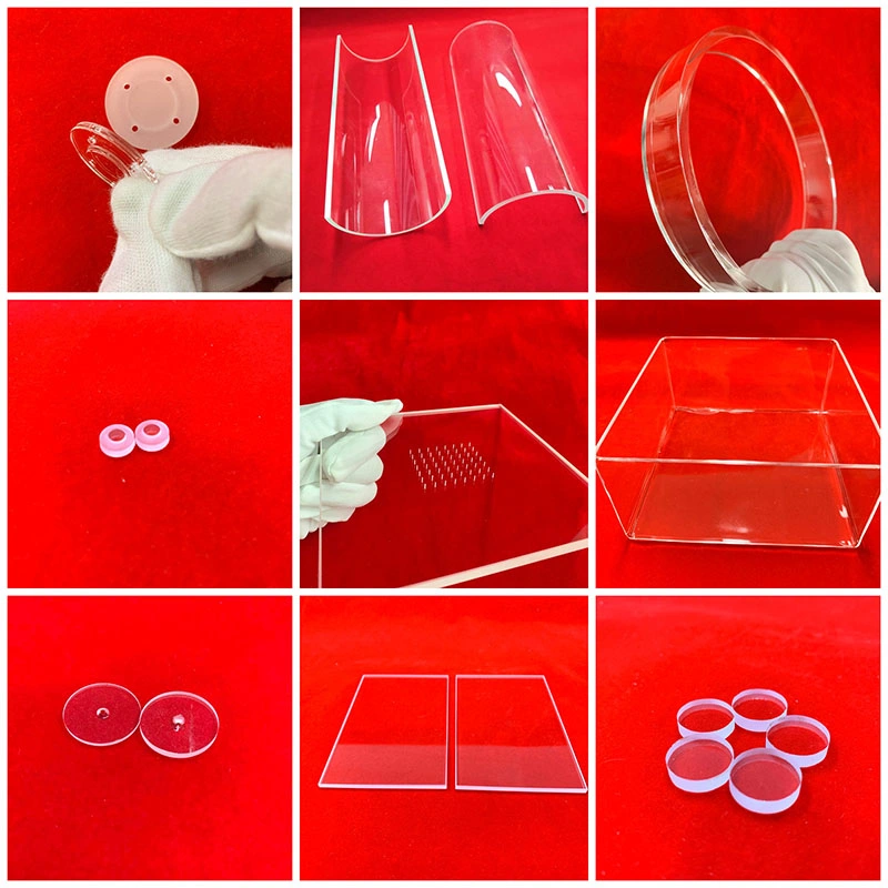 Transparent Jgs1 Jgs2 Jgs3 Circular Quartz Glass Plate