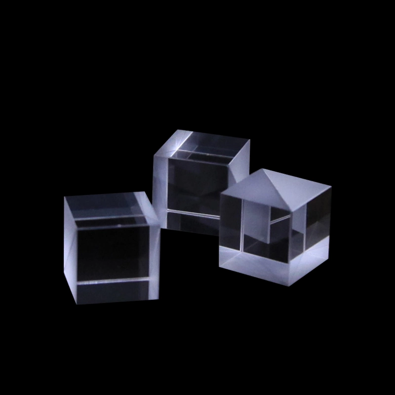 Custom All Kinds of Size Optical K9 Glass Polarization Cube Beam Splitter Prism