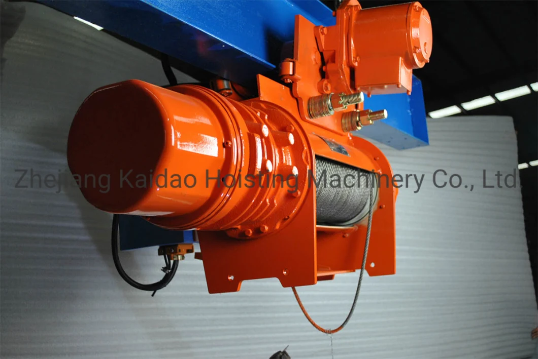 China Workshop Girder Beam Crane Wire Rope Electric Hoist