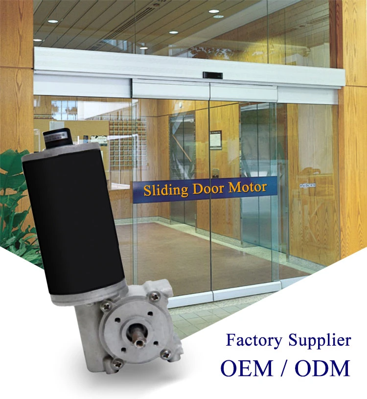 Auto Door Motor With Optical Encoder Sensor Components (D63R-E)