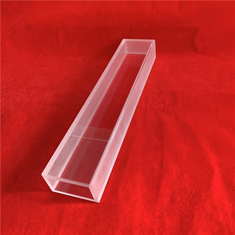 Customize Purity Optical Clear Flow UV Fused Silica Quartz Cell Quartz Glass Cuvette