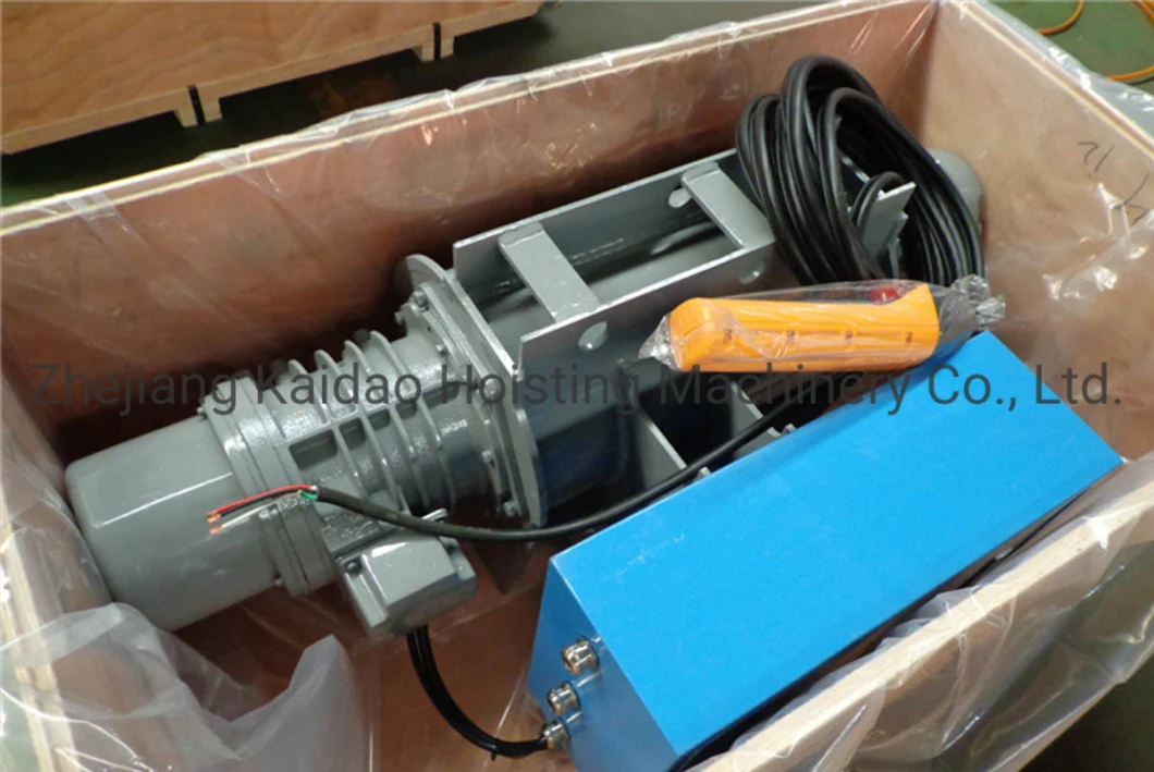 China Workshop Girder Beam Crane Wire Rope Electric Hoist