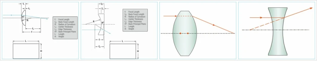 OEM Optical Baf2 Cylinder Rod Lens