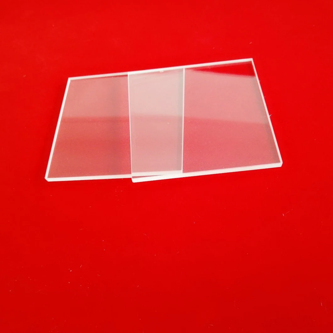 Corrosison Resistance Clear Rectangle Silica Quartz Glass Discs