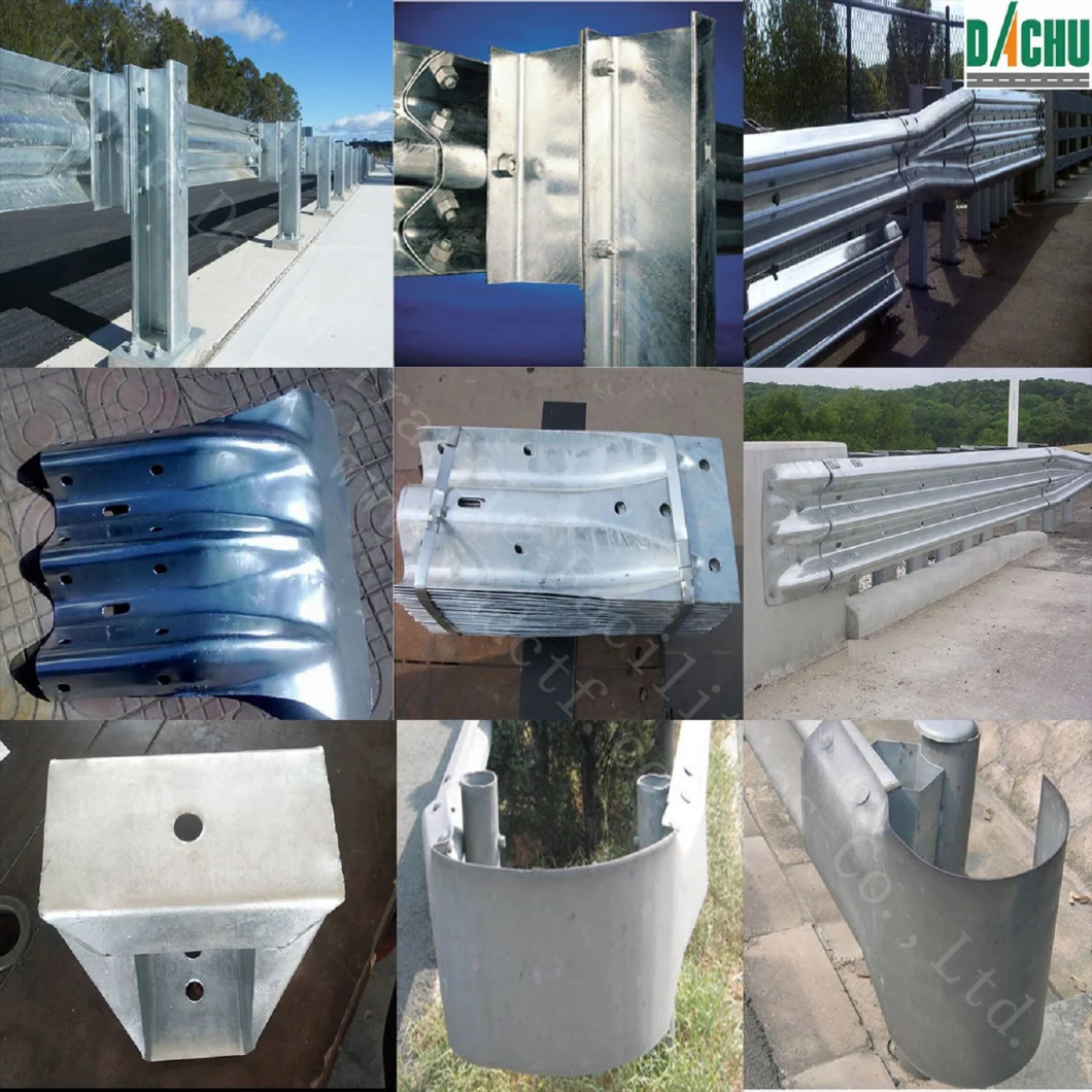 Highway Q235 W-Beam Guardrail Sheets Chinese Suppliers (550g/sqm zinc)