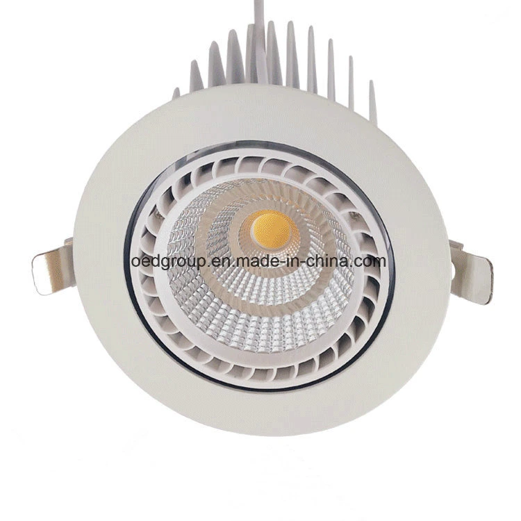 10W 3 Inch LED Gimbal Light with 24/38/60 LED Beam Angle From China Supplier