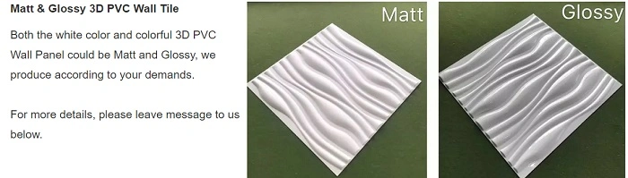 2020 Interior Wall Design Wall Panel 3D PVC Wall Panel in China