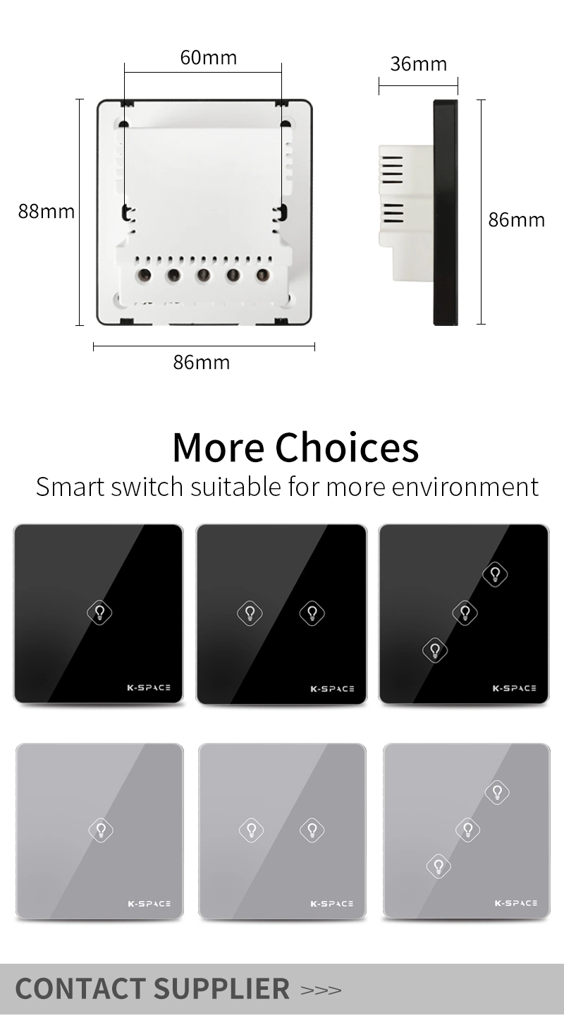 Wireless Tuya Smart Life Home Switch WiFi Control Light Switch WiFi Remote Switch Alexa Google Home