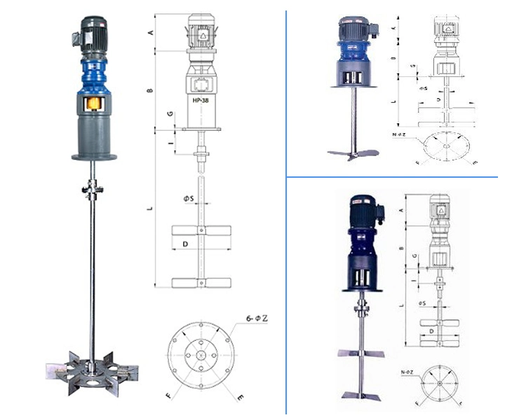 Magnetic Water Treatment Powder Liquid Mixer Dosing Mixing Tank Agitator