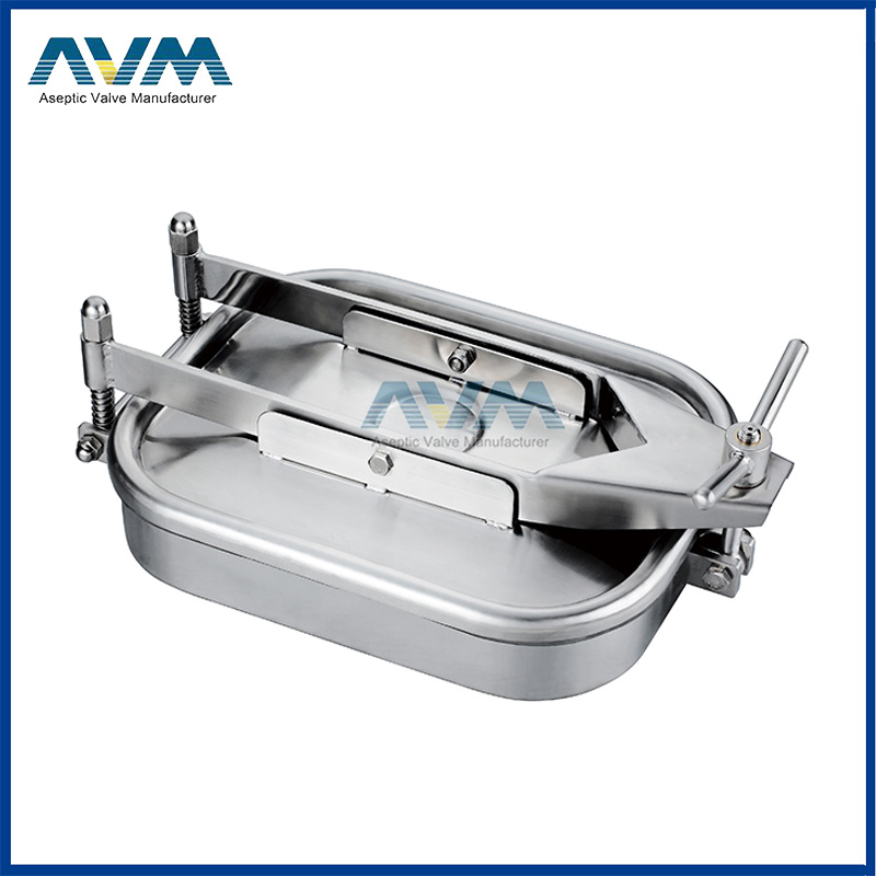 Stainless Steel Sanitary Manhole Cover with Plastic Handwheel