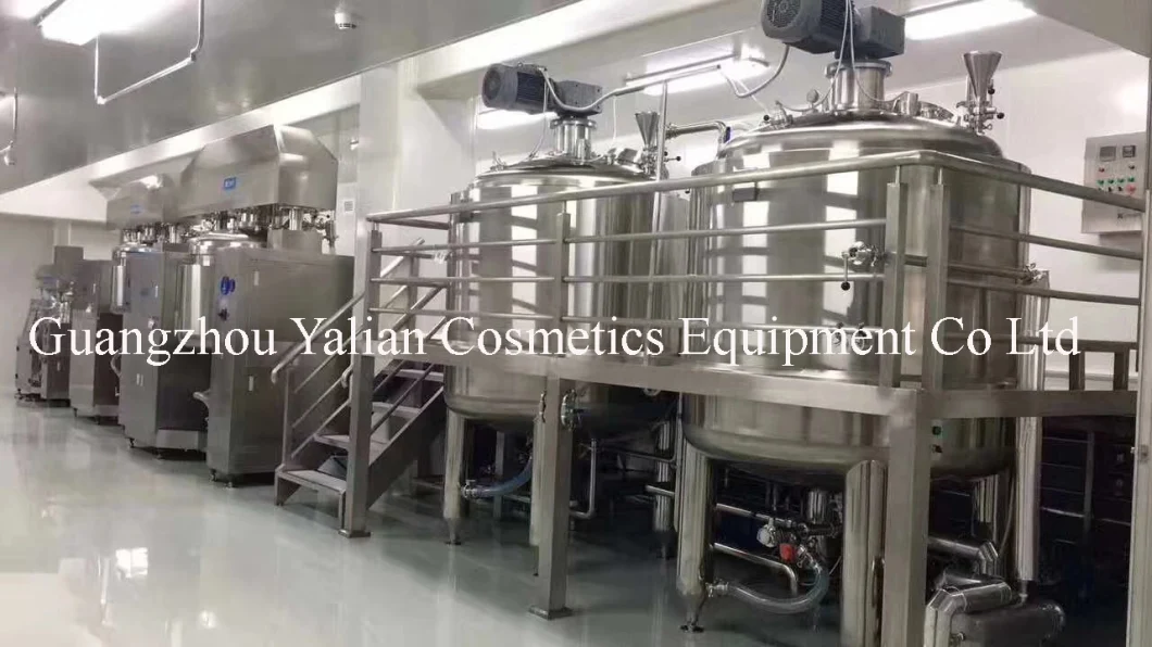 Vacuum Homogenizer Mixer Tank Stainless Steel Mixing Tank