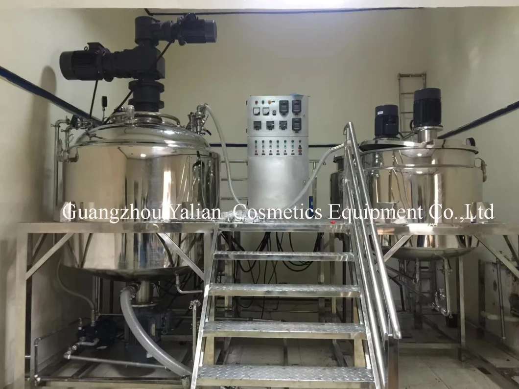 Vacuum Homogenizer Mixer Tank Stainless Steel Mixing Tank