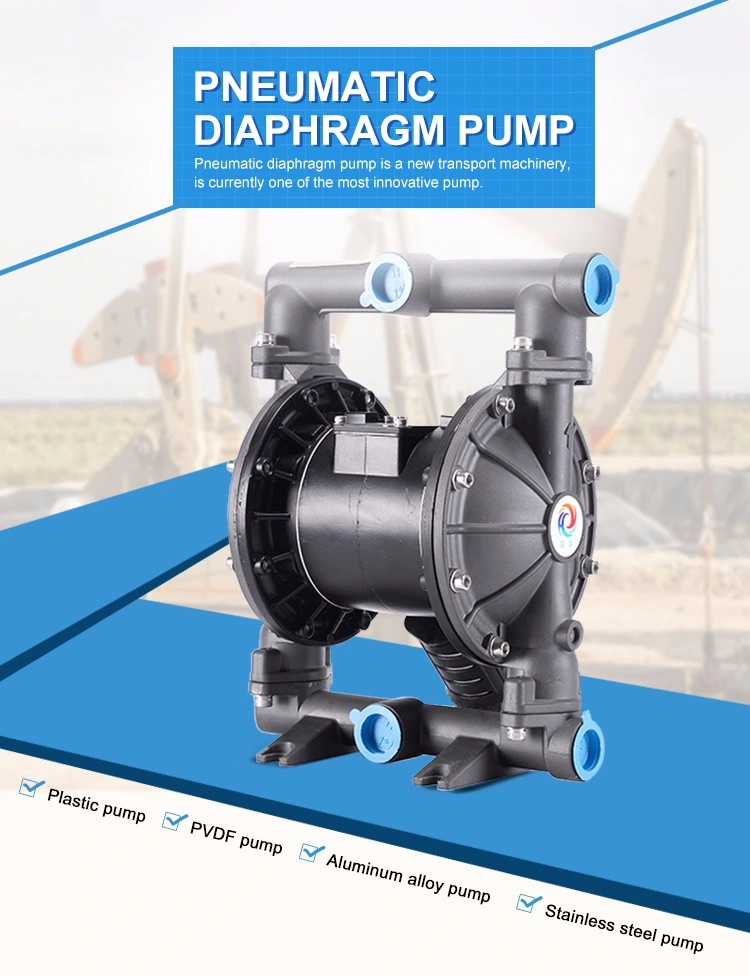 Aodd Shanghai Haoyang Slurry Pneumatic Pump Water Mud Aluminum Alloy Pump Double Diaphragm 1