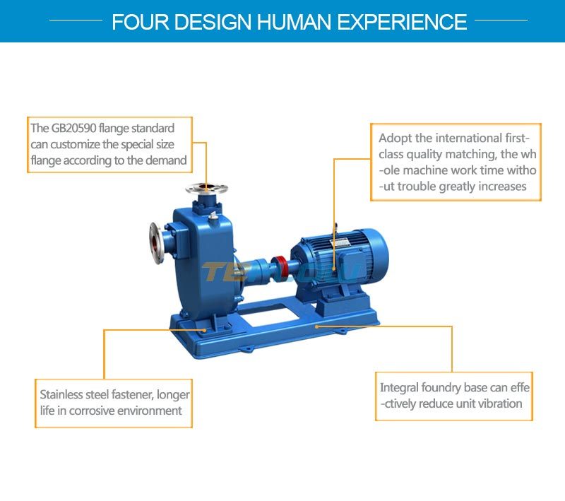 Self-Priming Pump Farmland Irrigation Chemical Centrifugal Pump