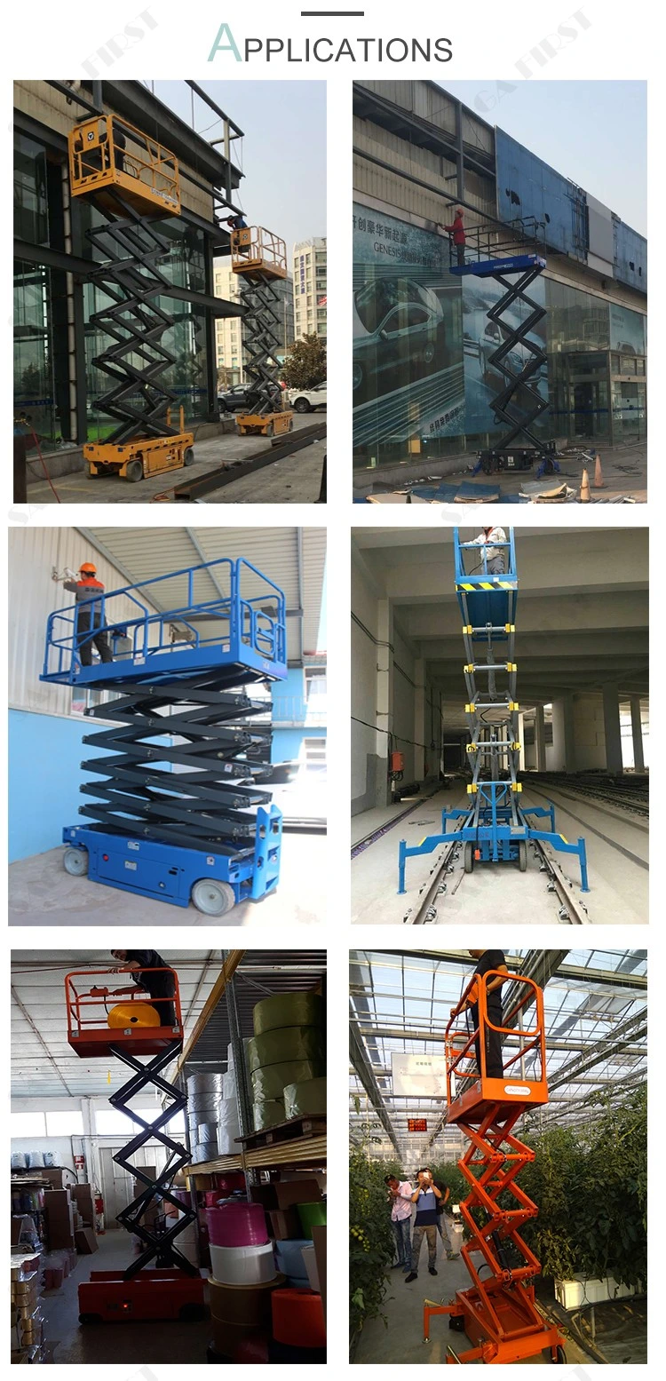 500kg Capacity Electric Hydraulic Mobile Scissor Lift