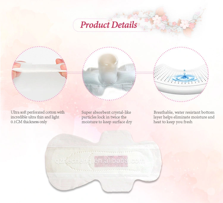 Fast Delivery Anion Sanitary Pads Negative Ion Sanitary Napkin, OEM Sanitary Pads with Negative Ion