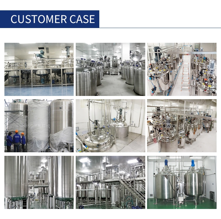 Stainless Steel Vertical Food Date Jam Cooking Mixer Kettle with Homogenizer High Shear Mixer and Agitator