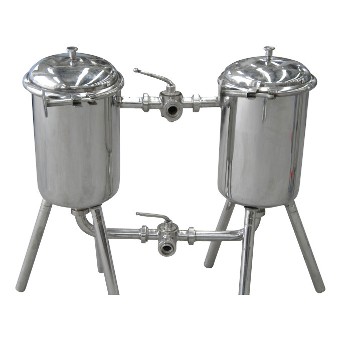 Food Sanitary Stainless Steel Milk Duplex Filter