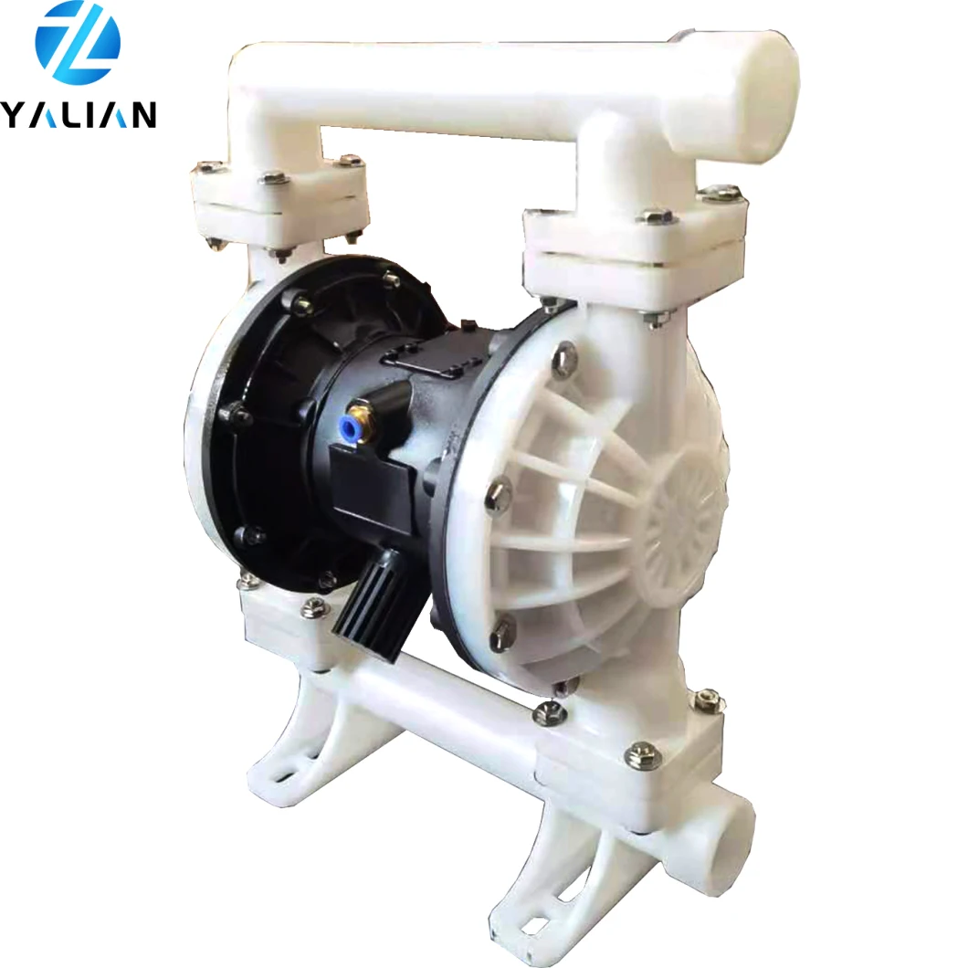 Polypropylene Plastic Pneumatic Diaphragm Pump Structure Standard or Nonstandard Diahphragm Pump