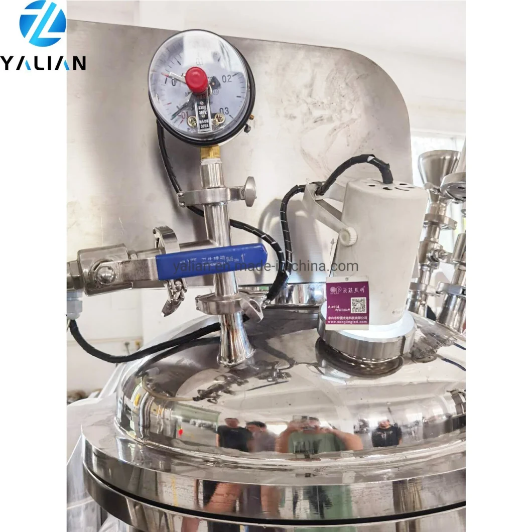 Vacuum Homogenizer Mixer / Face Cream Vacuum Emulsifying Machine / Cosmetic Mixing Tank Equipment