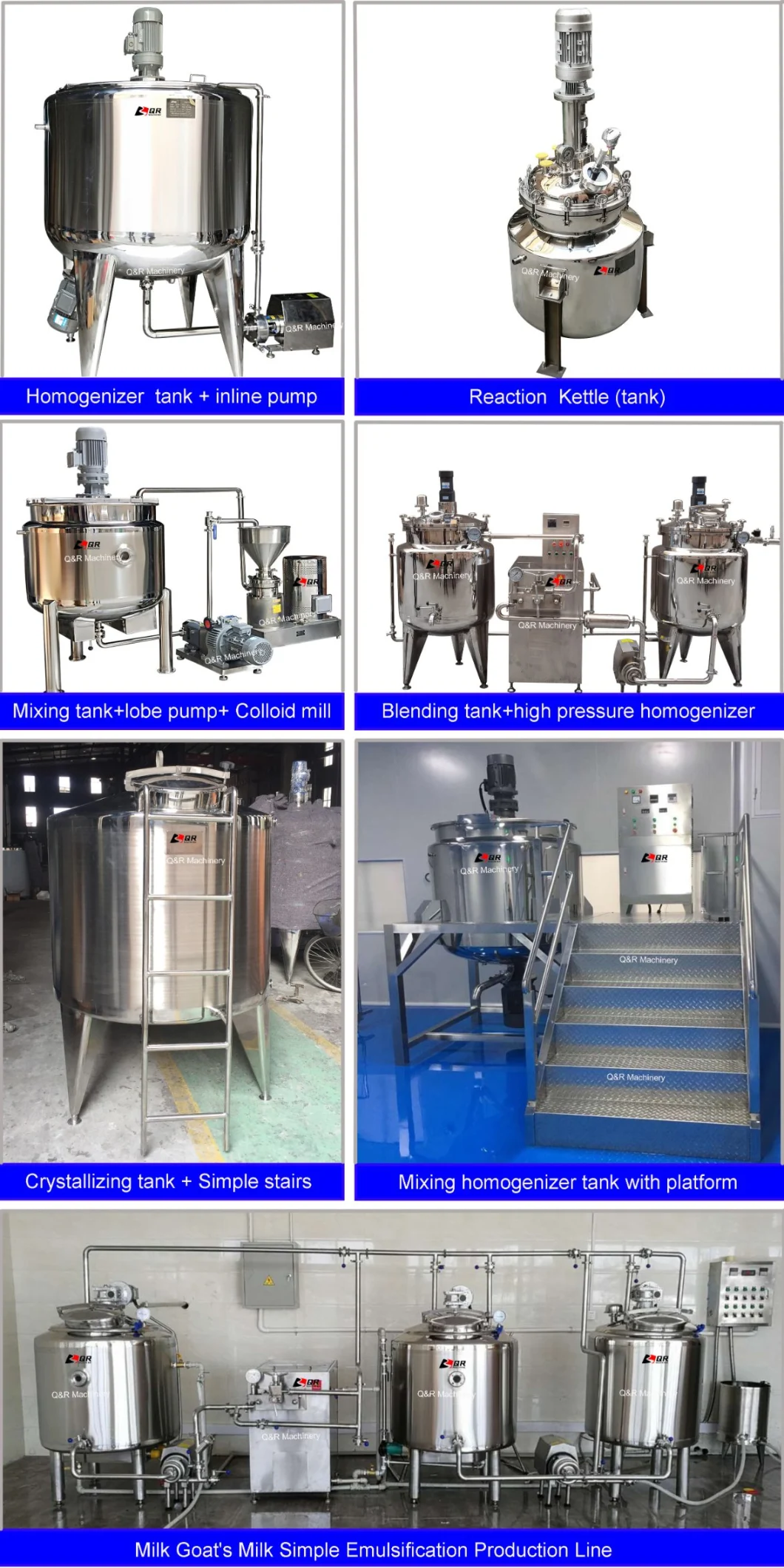 500L High Speed Disperser Powerfully Mixing Single Shampoo Blendling Tank