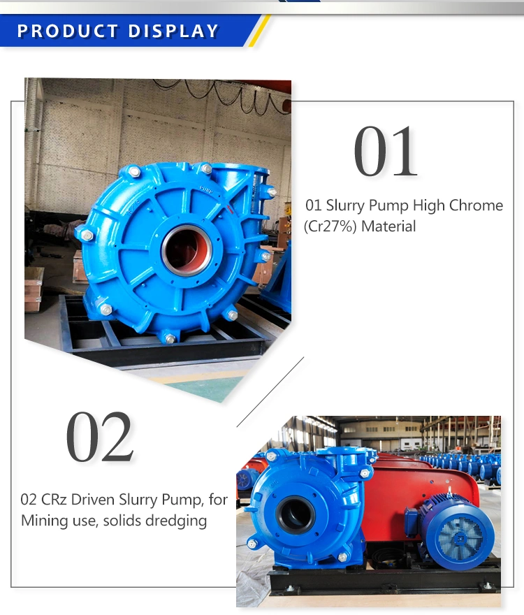 Single Stage Single Suction Centrifugal Slurry Pump, High Head Pump