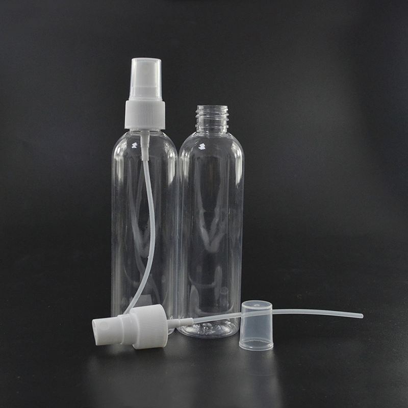 Empty Transparent 50ml 60ml 100ml Liquid Dispensing Plastic Spray Bottle