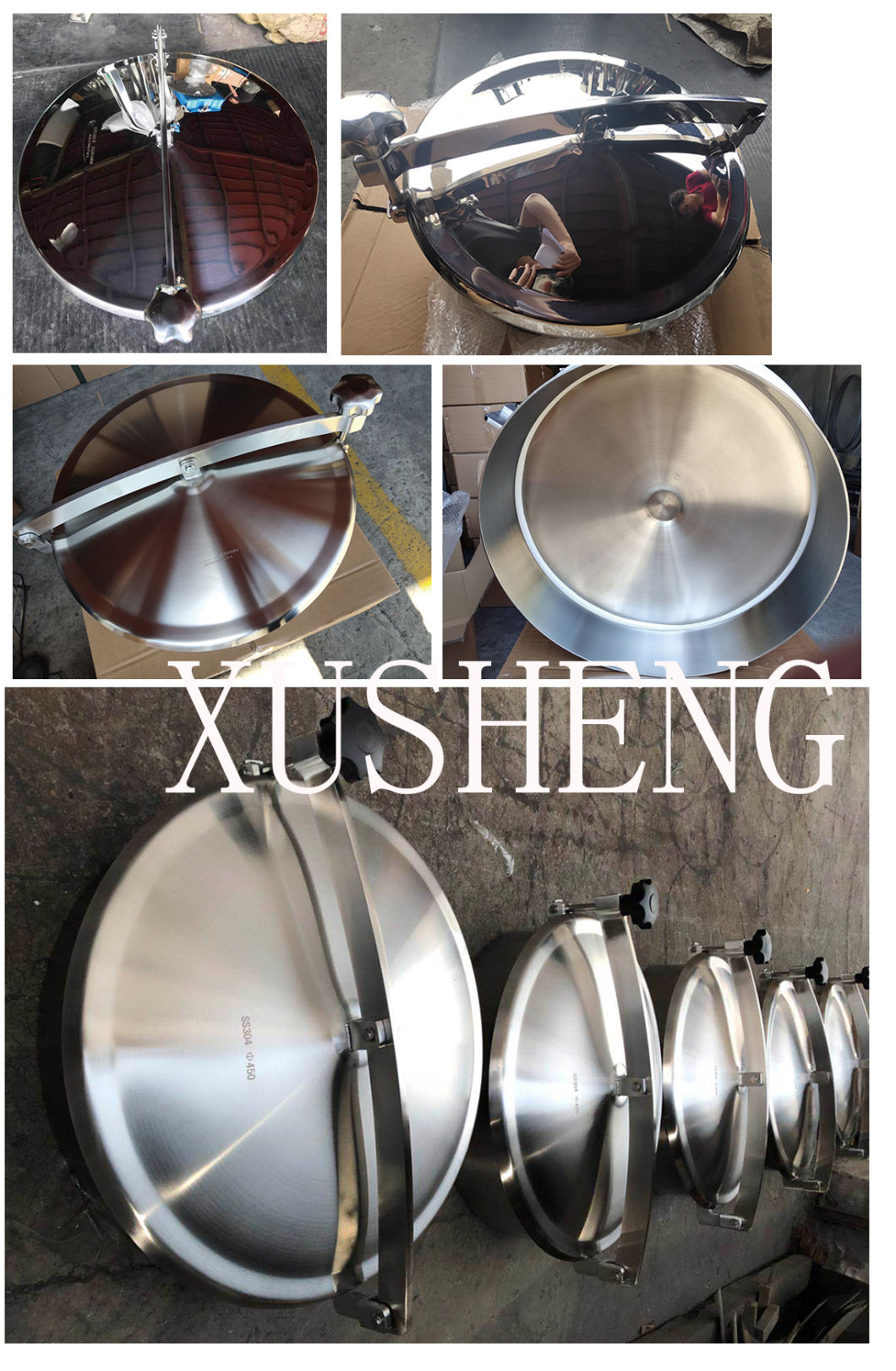 Yab Stainless Steel Hygienic Circular Pressureless Manhole