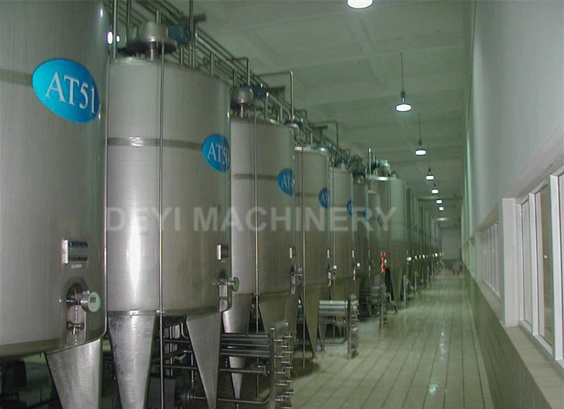 Stainless Steel Cooling and Heating Mixing Storage Tank