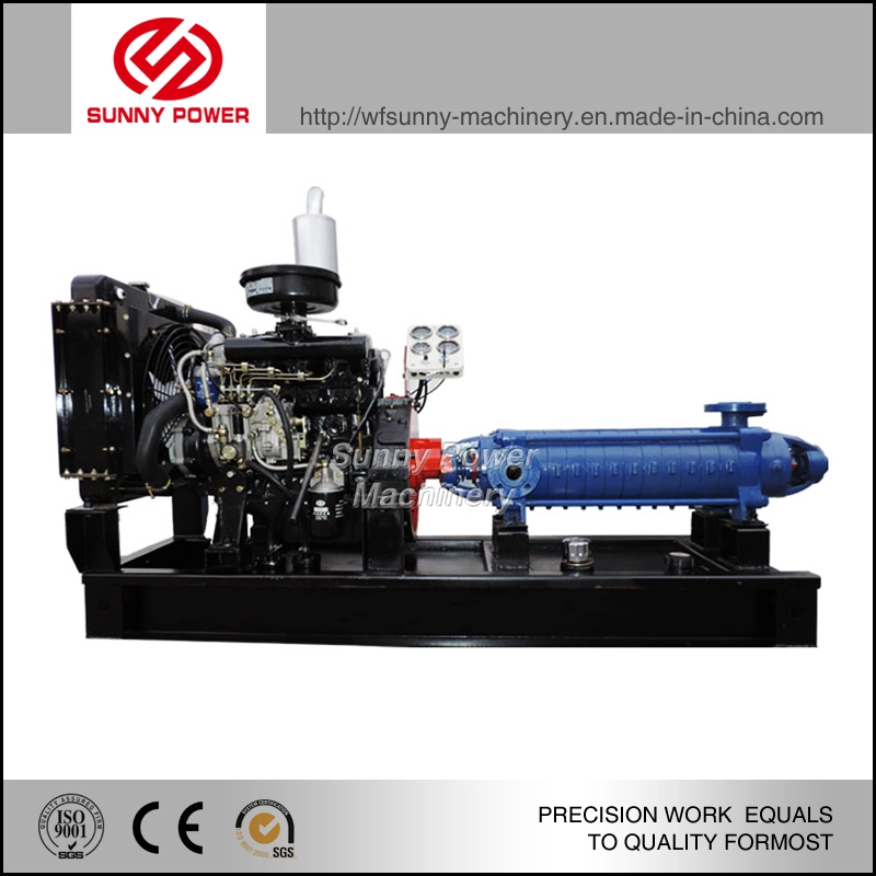 Self Priming Pump Water Pump for Sewage Draining Driven by 90kw Diesel Engine