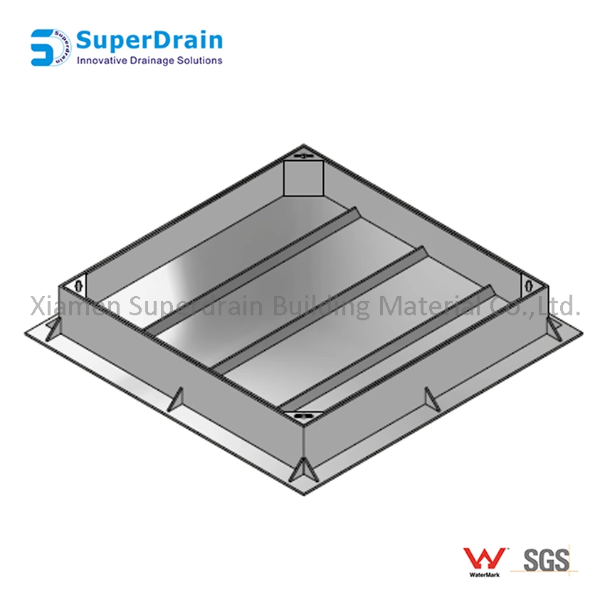 Chinese Manufacturer Wholesale Round Frame Double Sealed Stainless Steel Manhole Cover