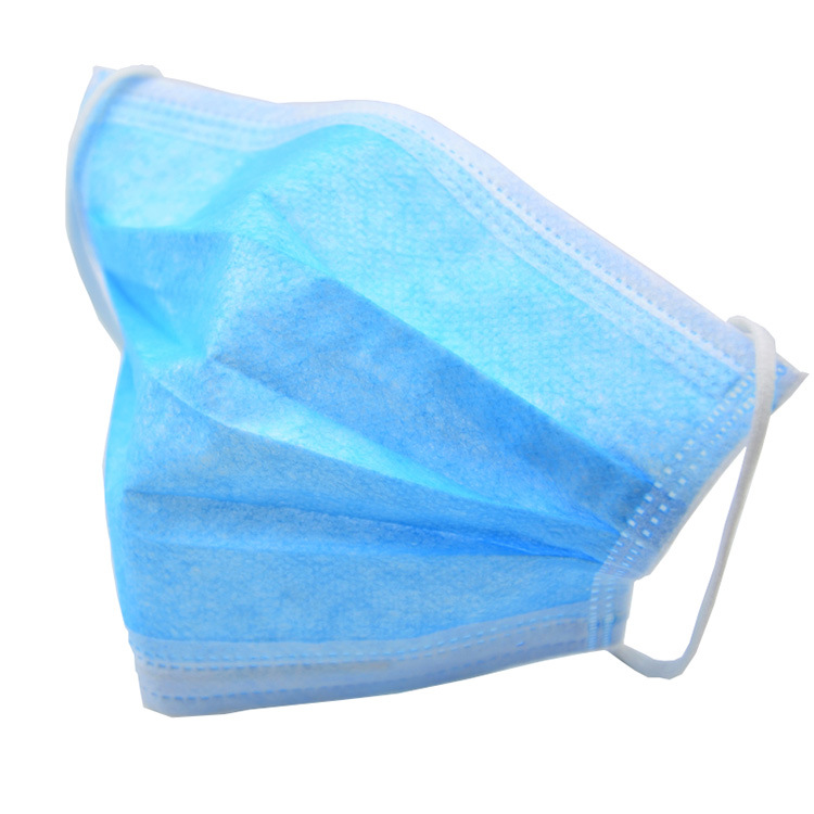 White 3 Ply PP Nonwoven Disposable Face Mask for Cleanroom