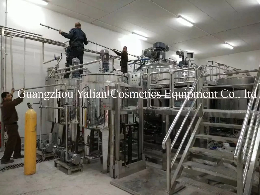 Vacuum Homogenizer Mixer Tank Stainless Steel Mixing Tank