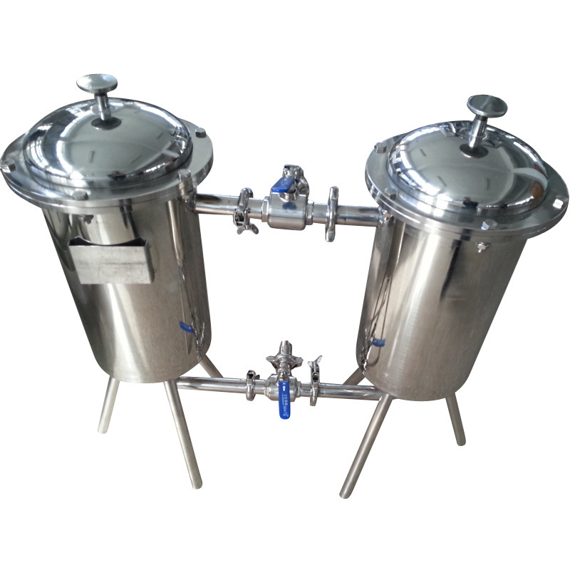 Food Sanitary Stainless Steel Milk Duplex Filter