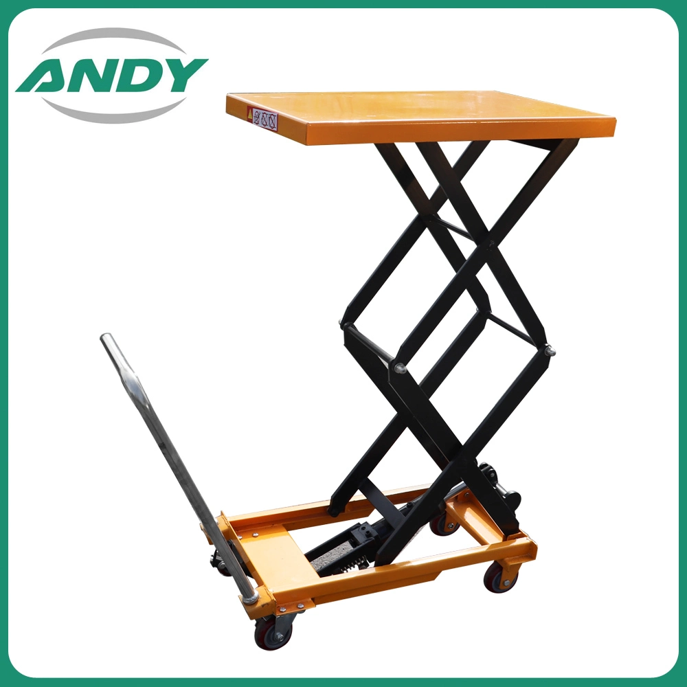 Hand Lift Table Hydraulic Lifter Manual Lift Table Hand Scissor Lift Table Trolley