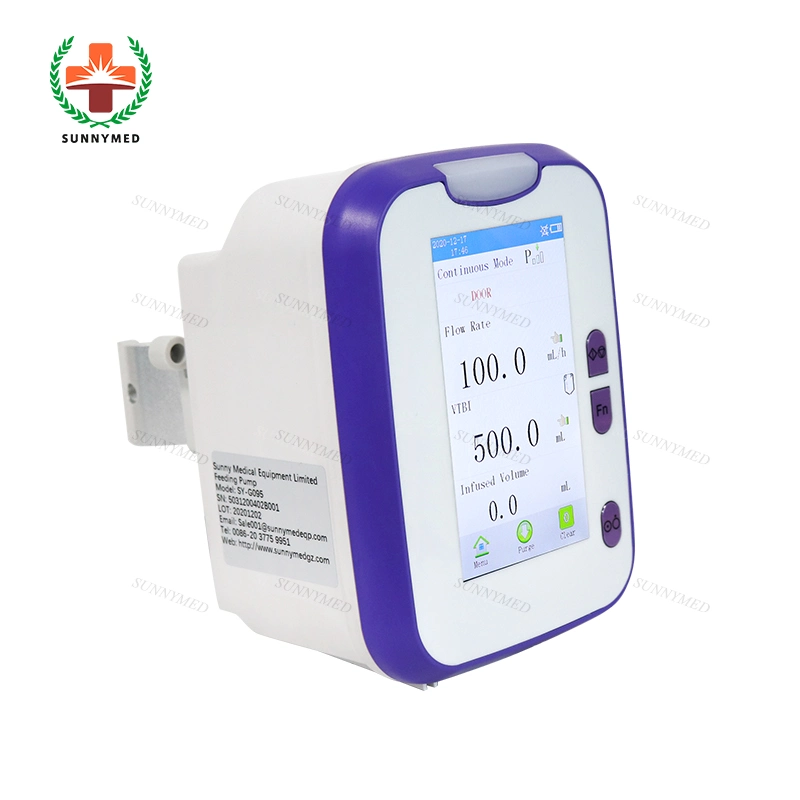 Sy-G096 Digital Electric ICU Portable Single/Double Channel Pump Medical Rotary Nutrition Pump Feeding Pump Price