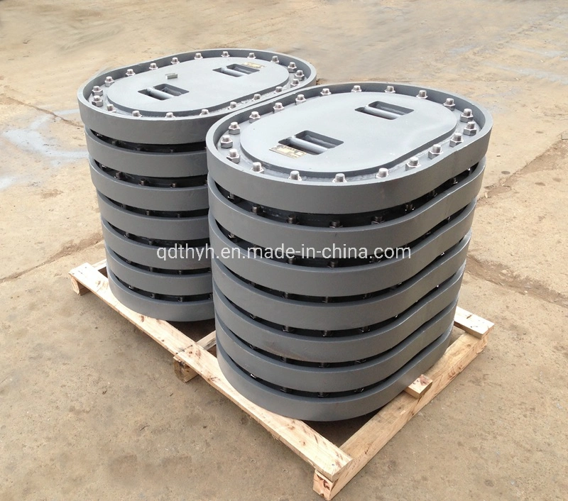 Nominal Size 800*600 Oval B Type Manhole Cover/Marine Watertight Hatch Cover