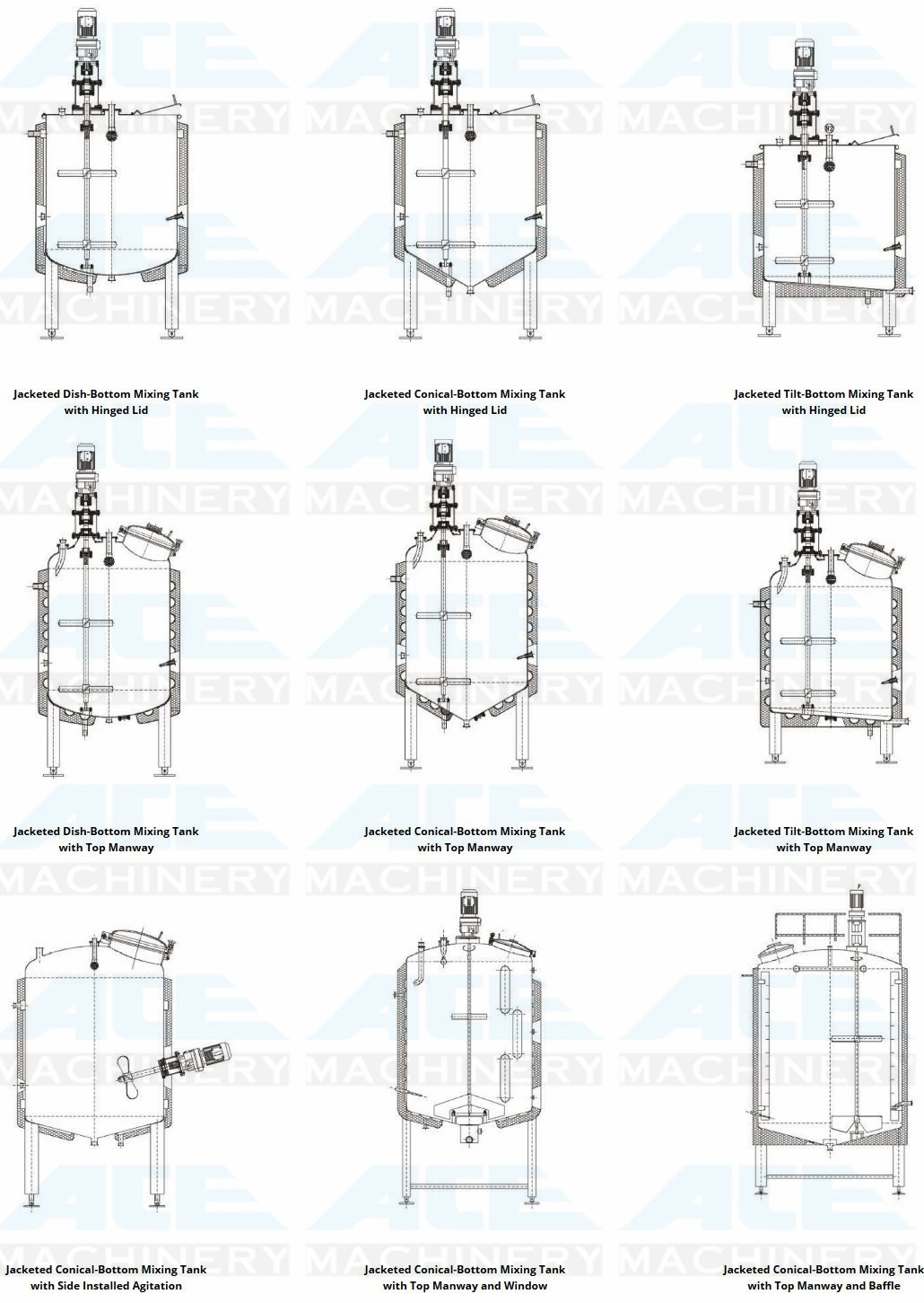 Multi Tank Paint High Speed Disperser Sauce Jam Ketchup Industrial Mixing Tanks