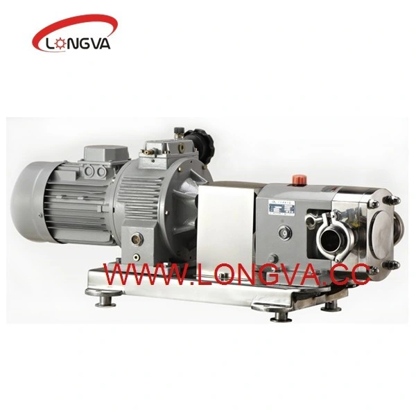 Sanitary Food Grade Stainless Steel High Viscosity Transfer Pump Rotary Cam Rotor Pump