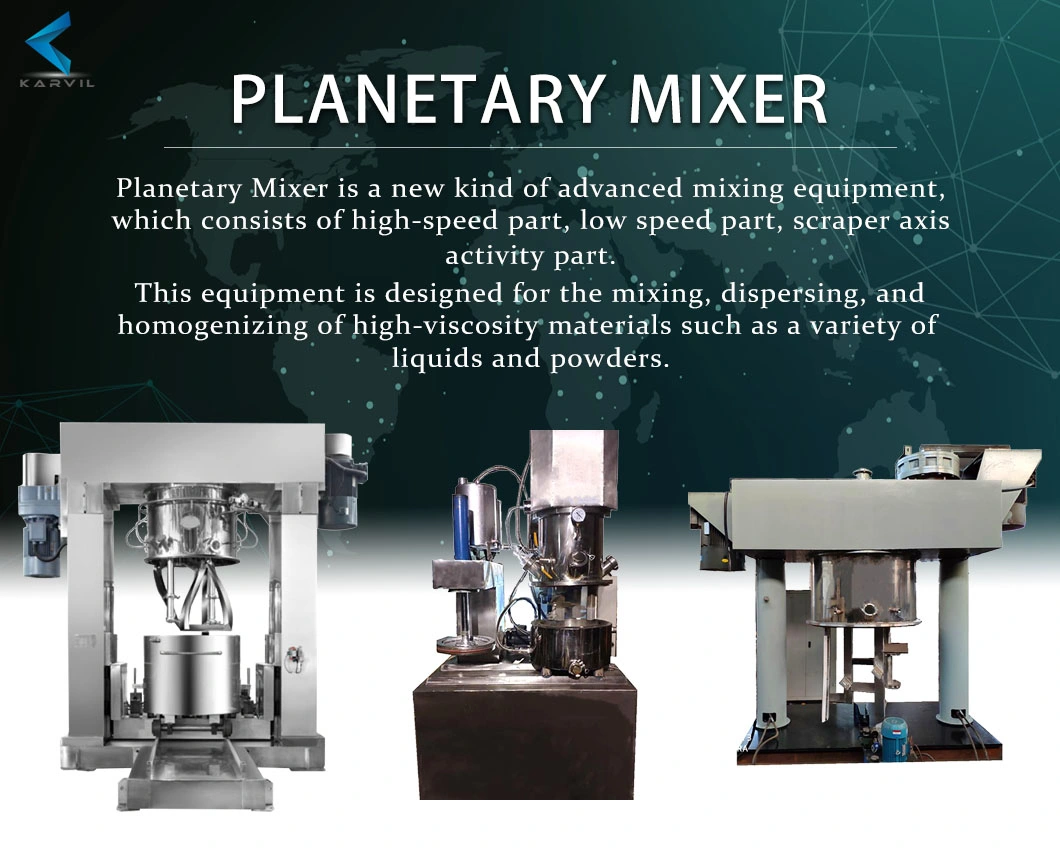 High Shear Emulsifier Mixer for High Viscous Materials