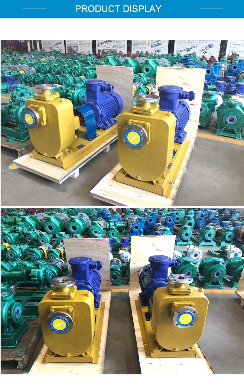 Self-Priming Pump Farmland Irrigation Chemical Centrifugal Pump