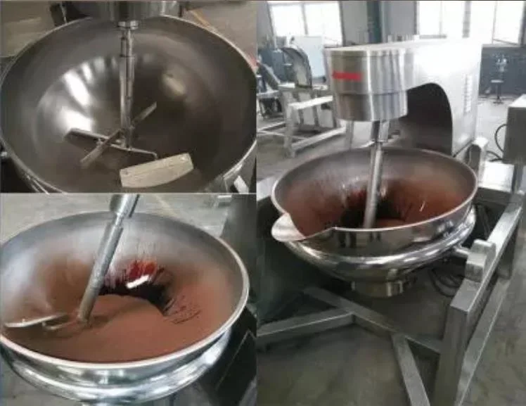 Stainless Steel Steam Jacketed Kettle Mixer /Industrial Electric Jacketed Pan Cooker for Syrup Melting Tank