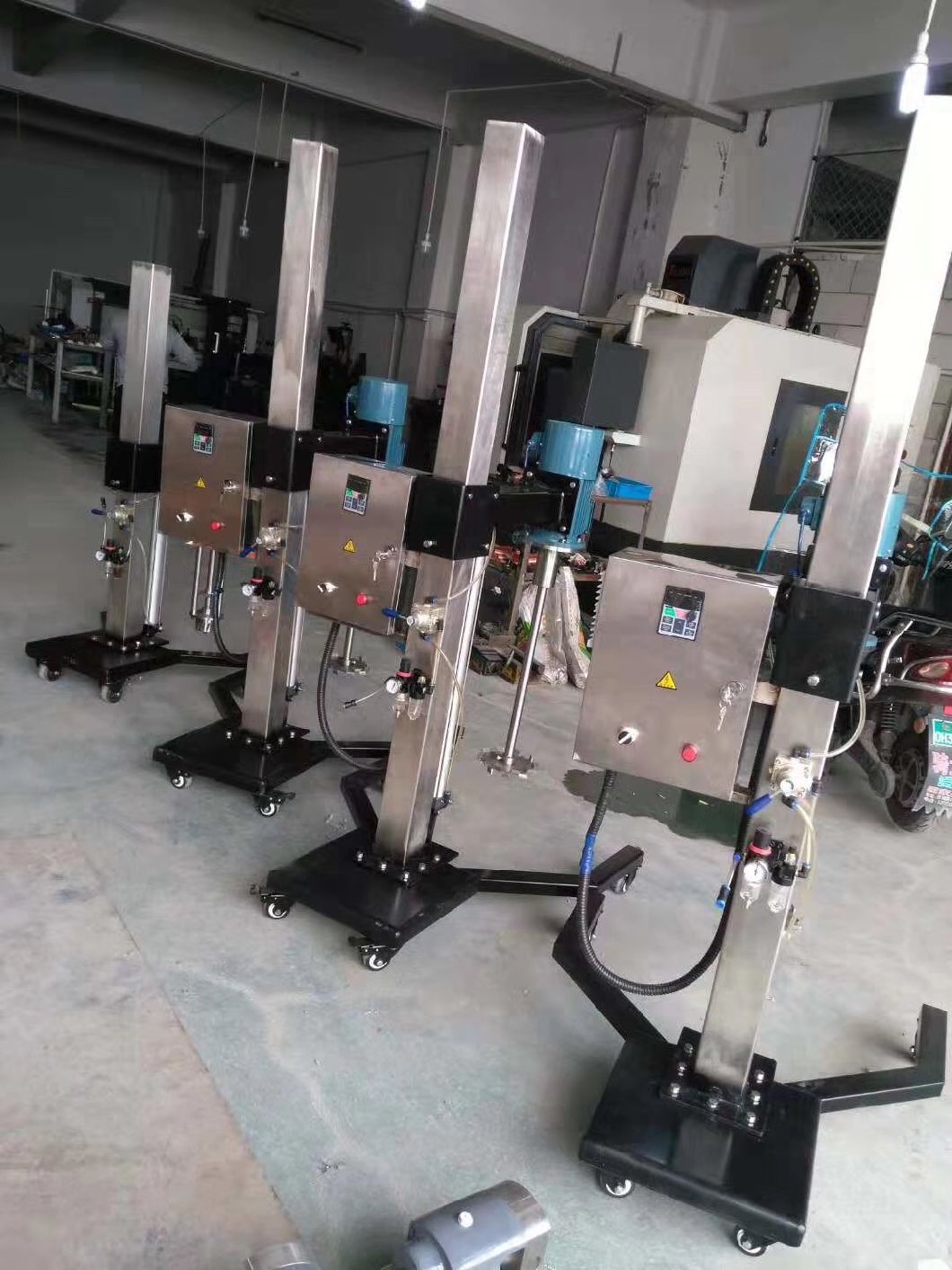 7.5kw Oil Paint Production High Speed Dissolver Mixer High Shear Mixer