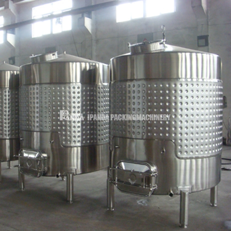 Stainless Steel Steam Electric Heating and Cooling Mixing Tank