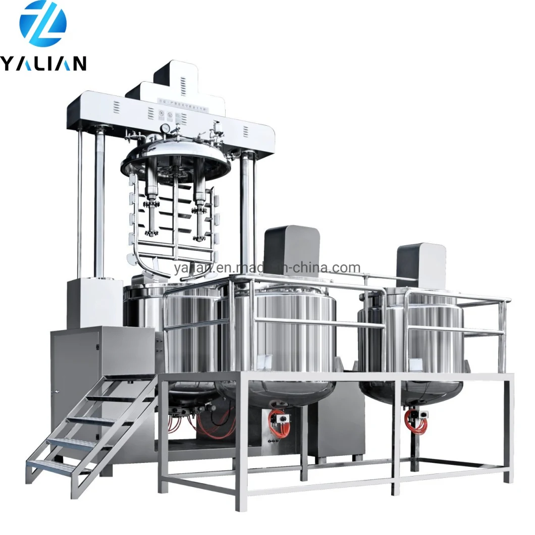 Cosmetic Cream/Lotion Mixing Tank Making Machine Homogenizer Vacuum Emulsifying Mixer/Blender